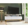 Manhattan Comfort Yonkers 62.99 TV Stand, White 233BMC6